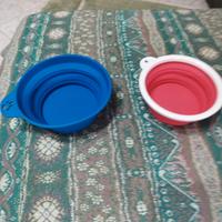 ciotole e bottiglia da viaggio per cani o gatti 