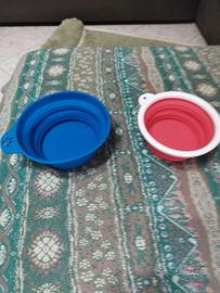 ciotole e bottiglia da viaggio per cani o gatti 