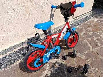 bicicletta bambino spiderman