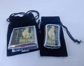 Accendino e specchietto Marilyn Monroe