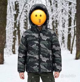 Piumino Bambino OVS Camouflage  7-8 Anni 128cm