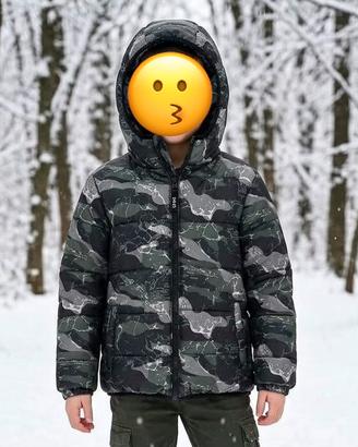 Piumino Bambino OVS Camouflage  7-8 Anni 128cm