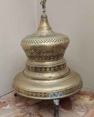 Braciere napoletano in  ottone e rame