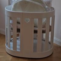 culla artigianale in legno (tipologia stokke)