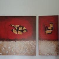 Quadri astratti materici