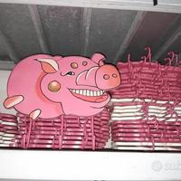 Appendiabiti A Forma Di Maialino - Porcellino