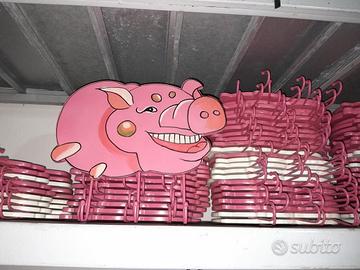 Appendiabiti A Forma Di Maialino - Porcellino