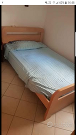 letto una piazza e mezza più rete più materasso