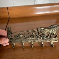 Portachiavi in ottone anni 80