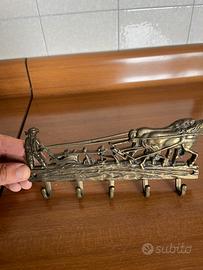 Portachiavi in ottone anni 80