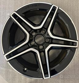 Cerchio mercedes classe a b cla raggio 18 amg