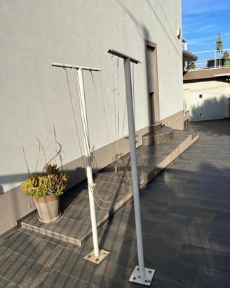 Pali stendi bucato da giardino