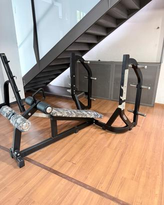 Panca declinata technogym