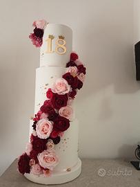 set torta scenografica