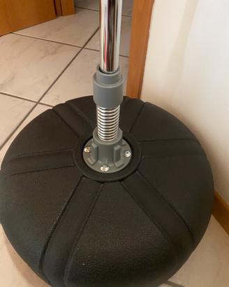 Punching ball adulto regolabile nero