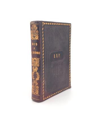 1858 Dio E L'Uomo Luigi Landolfi Napoli Antico