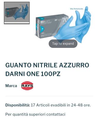Guanti in nitrile doppio spessore ultra resistenti