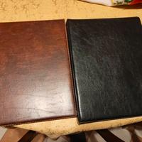 raccoglitori A4 rilegati in pelle