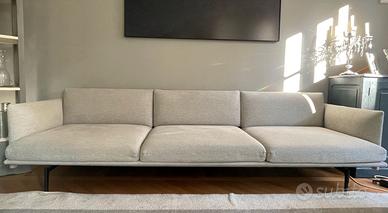 Divano moderno Muuto 3 1/2 posti Design Scandinavo