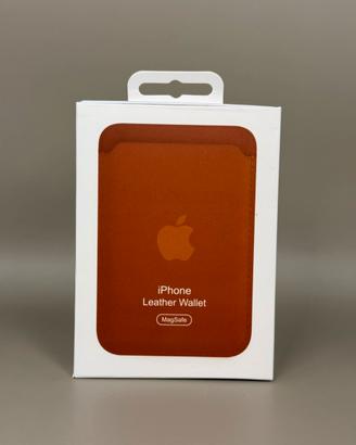 Apple Leather Wallet MagSafe Marrone - NUOVO