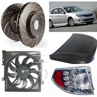 Subaru Impreza musata cofano fanale freni assetto