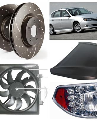 Subaru Impreza musata cofano fanale freni assetto