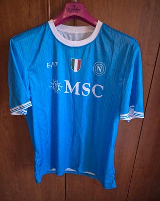 EA7 maglia da calcio del Napoli taglia L