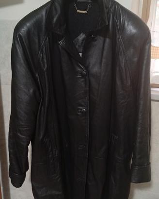 Cappotto in pelle