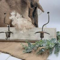 Attaccapanni in legno stile Shabby Chic