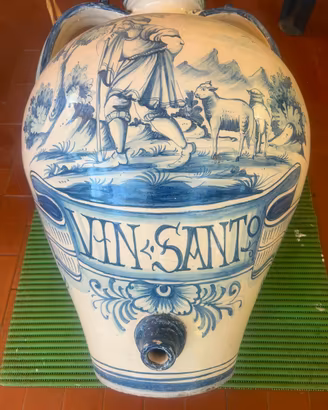 Anfora Orcio Vin Santo 65cm - 1723 Dipinto a mano