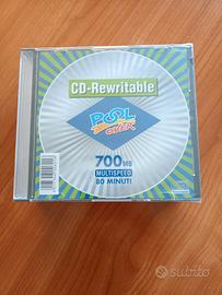 Lotto 10 CD NUOVI Rescrivibili 