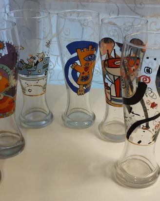 Set 6 Bicchieri da birra da frumento Ritzenhoff.