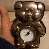 maialino orologio argento