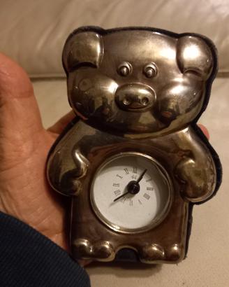 maialino orologio argento