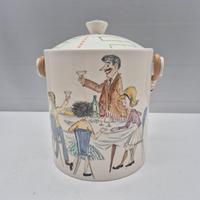 porta oggetti o biscottiera vintage ceramica