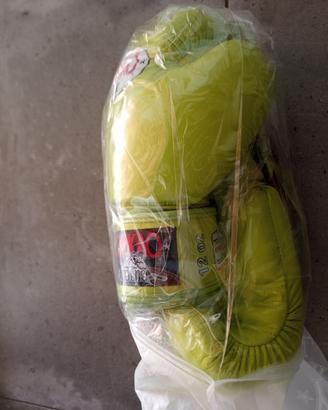 YOKKAO Guantoni da box Matrix Lime Punch Nuovo