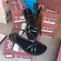 Sandali da donna artigianali in vero cuoio, nuovi