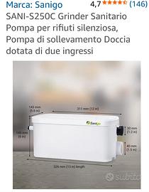 pompa per sollavamento rifiuti idraulici SANITRIT