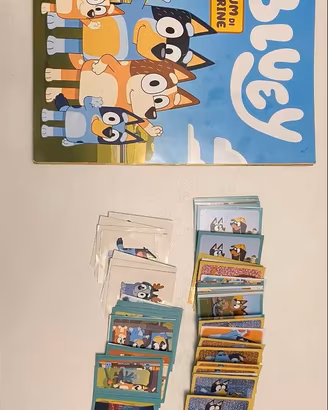 Figurine Bluey - dettaglio numeri in descrizione