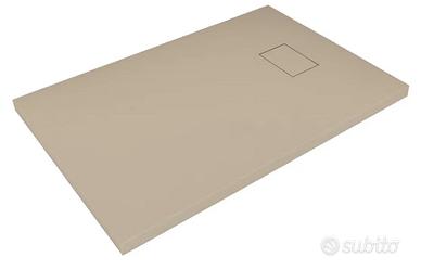 piatto doccia 120x80 vetroresina tortora