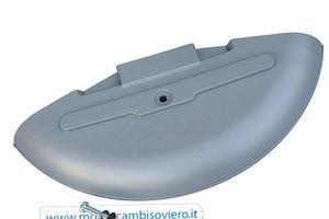 Protezione e bullone Plastica GRIGIA Ruota Vespa