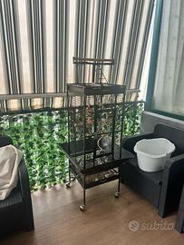 Voliera per papagalli e uccelli