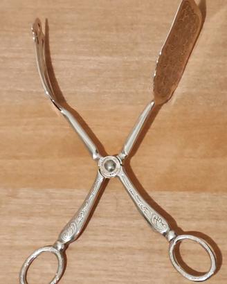 Pinza per dolci placcata argento