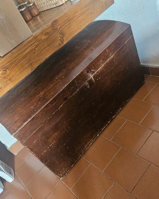 baule vintage legno