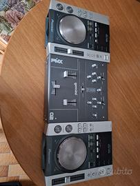 Console Dj completa di lettori e mixer 