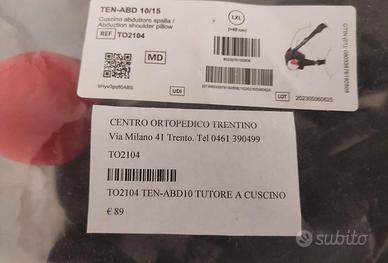 Tutore post operazione per spalla