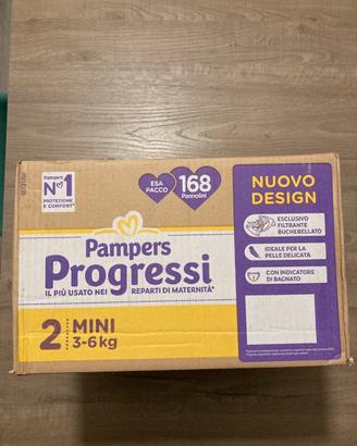 Pampers progressi esapack taglia 2-3-4-5 nuovi