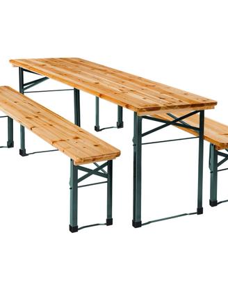 Set birreria - tavolo e panche