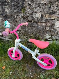 Biciclettina senza pedali bimba