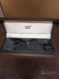 Penna Rollerball Montblanc Nera e Oro con Scatola